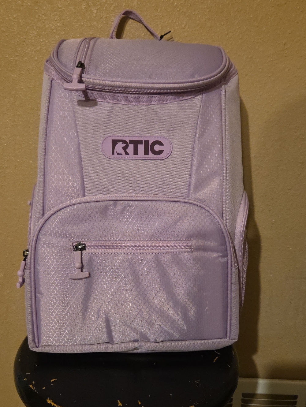 Lavender Cooler Backpack - Insulated Lunch & Drink Carrier